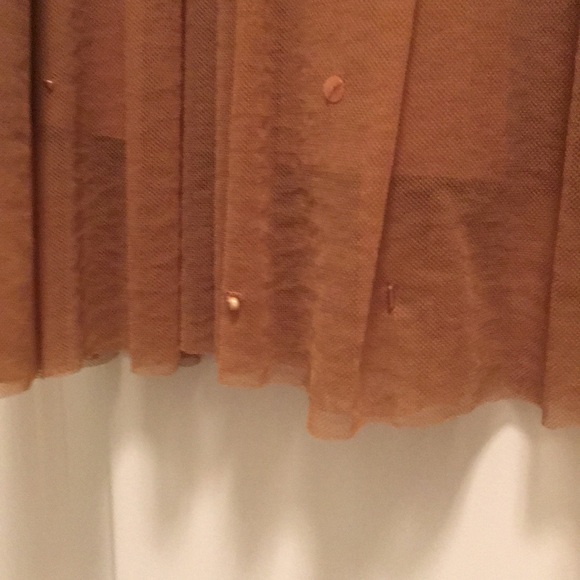 Anthropologie Basil & Maude sequin and tulle Jennifer Aniston skirt - Picture 8 of 9